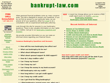 Tablet Screenshot of bankrupt-law.com